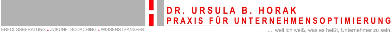 Dr. Ursula B. Horak - Praxis für Unternehmensoptimierung (Logo)